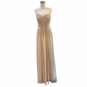 Dressystar Champagne Chiffon Full-Length Gown/NWT!/ Gorgeous & Classy